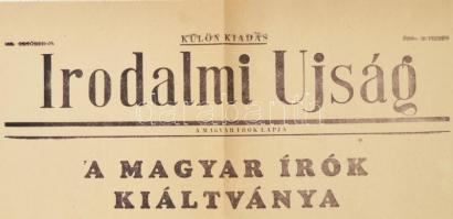1956 Az Irodalmi Újság különkiadása a magyar írók kiáltványával október 23