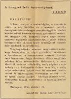 1956 Az Irodalmi Újság különkiadása a magyar írók kiáltványával október 23
