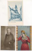 UKRAJNA - 38 db régi használatlan motívum képeslap / UKRAINE - 38 pre-1945 unused motive postcards