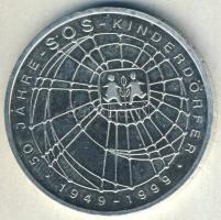 NSZK 1999. 10M Ag "50 éves az SOS Gyermekfalu" T:BU