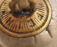 Ezüst (Ag) óralánc, zománcos ornamentikával, jelzett, h: 33 cm, nettó: 38g