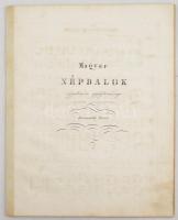 1855 Magyar népdalok egyetemes gyűjteménye. harmadik füzet. Pest, 1855. 10p. Rézmetszetű kottákkal és versekkel.