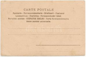 Vadász pár / Hunter couple. Art Nouveau, Fec. Ch. Scolik