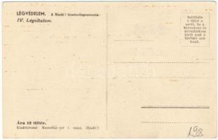 Légvédelem, IV. Légoltalom, A Riadó levelezőlap sorozata / Hungarian military air defense (EK)