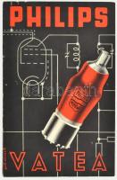 1938 Philips alkatrész katalógus 8p. / Radio accesories catalog