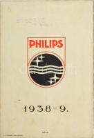 1938 Philips alkatrész katalógus 8p. / Radio accesories catalog