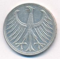 Német Szövetségi Köztársaság 1951F 5M Ag T:2- patina, kis ph
GFR 1951F 5 Mark Ag C:VF patina, small...