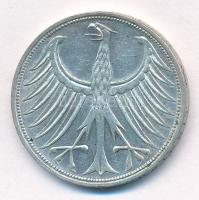 NSZK 1967G 5M Ag T:2,2- patina, kis ph
GFR 1967G 5 Mark Ag C:XF,VF patina, small edge error
Krause...