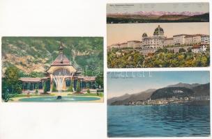 57 db főleg RÉGI külföldi város képeslap vegyes minőségben / 57 mostly pre-1945 European and other f...