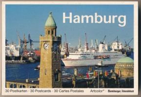 HAMBURG - modern képeslap füzet 30 képeslappal / modern booklet with 30 postcards