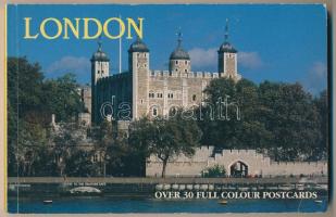 LONDON - modern képeslap füzet 30 képeslappal / modern booklet with 30 postcards