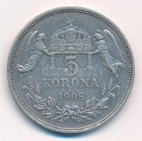 1908KB 5K Ag "Ferenc József" T:2,2- ph.
Adamo K7