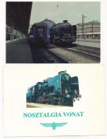 5 db MODERN motívum képeslap: gőzmozdonyok, vasút / 5 modern railway postcards: locomotives