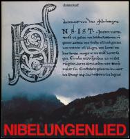 1979 Nibelungenlied. Ausstellung zur Erinnerung an die Auffindung der Handschrift A des Nibelungenliedes im Jahre 1779 im Palast zu Hohenems. Ausstelungskatalog. Bergenz, 1979., Voralberger Landesmuseum. Német nyelven. Kiadói papírkötés.   Bóna István (1930-2001) régész, egyetemi tanár,MTA tag által Dienes István (1929-1995) régész, muzeológus részére szóló ajándékozási sorokkal.