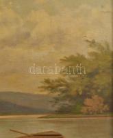 Tordai Székely Mihály (1890-1940): Korsós lány. Olaj, vászon, jelzett, javított. Dekoratív, kissé sé...