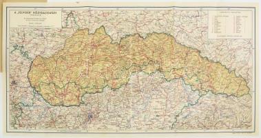 A Felvidék közigazgatási térképe, 1:900 000, tervezte: Kogutowicz Manó, Magyar Földrajzi Intézet Rt., 40×75 cm