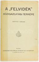 A "Felvidék" közigazgatási térképe, 1:900 000, tervezte: Kogutowicz Manó, Magyar Földrajzi...