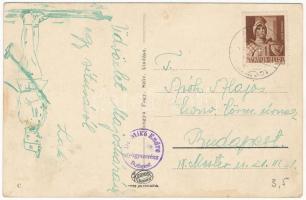 1944 Majosháza, Hangya szövetkezet üzlete és saját kiadása (EK)