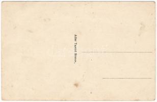 Tusnádfürdő, Baaia Tusnad; vasútállomás, gőzmozdony, vonat. Adler Tusnás Brasov / railway station, l...