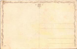 Madár úr. Szecessziós művészlap / Mr. Bird. Art Nouveau, B.R.W. 310. s: Marinch (?)