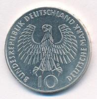 Német Szövetségi Köztársaság 1972D 10M Ag "Olimpia-München / Olimpiai Láng" T:1- 
Federal...