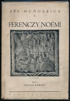 Tolnai Károly: Ferenczy Noémi. Ars Hungarica 4. Bp., 1934., Bisztai Farkas Ferenc, 30+2 p.+1+32 (fekete-fehér képtáblák) t. Kiadói papírkötés, foltos, szakadozott borítóval, a borító modern professzionális átlátszó védőfóliában.