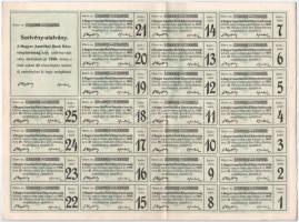 Budapest 1923. "Magyar Amerikai Bank Részvénytársaság" 25 részvénye egyenként 340K-ról, sz...