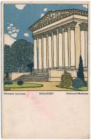 1908 Budapesti Nemzeti Múzeum / National Museum. Wiener Werkstätte No. 456. s: Franz Kuhn (Rb)