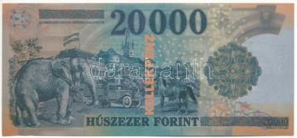 1997. 100.000Ft kellékpénz eltérő oldalakkal T:I