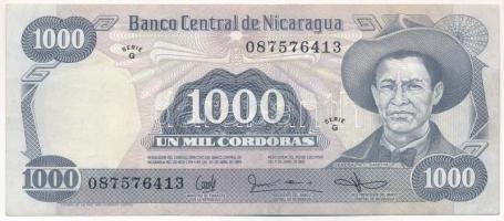 Nicaragua 1985. 1000C T:I- Nicaragua 1985. 1000 Cordobas C:AU Krause P#145