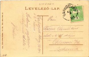 1914 Sárbogárd, pályaudvar, vasútállomás. Braun Miksa kiadása (EK)