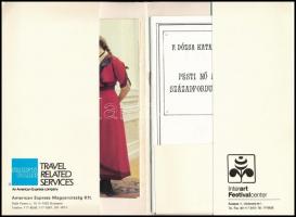 1991 Pesti nő a századfordulón, 8 db fotó a XX. század elejének divatjáról, kísérőfüzettel, kiadói p...