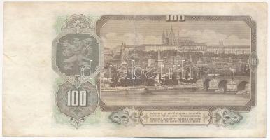 Csehszlovákia 1953. 100K T:III
Czechoslovakia 1953. 100 Korun C:F
Krause P#86