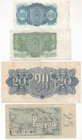 Csehszlovákia 1944. 20K + 1961. 3K + 1961. 5K + 1961. 25K T:III,III-
Czechoslovakia 1944. 20 Korún ...