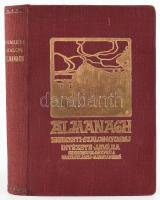 Almanach (Képzőművészeti lexikon). Szerk.: DÉry Béla, Bányász László, Margitay Ernő. Bp., 1912, Légrády. Gazdag fekete-fehér képanyaggal illusztrált. Kiadói aranyozott egészvászon kötésben, kissé kopott borítóval, hiányzó elülső szennylappal.