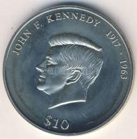 Libéria 2000. 10$ "John F. Kennedy" T:BU