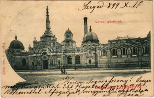 1899 (Vorläufer) Szeged, Városi gőzfürdő. Traub B. és társa kiadása
