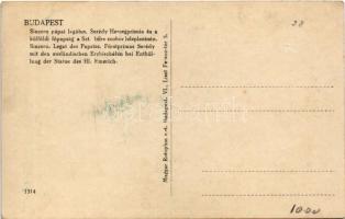 1930 Budapest XI. Móricz Zsigmond körtér, Sincero pápai legátus, Serédy hercegprímás és a külföldi f...