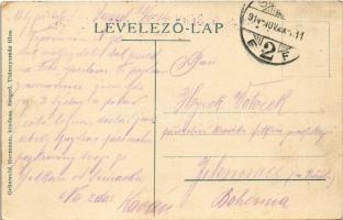 1914 Szeged, Városháza, Kohn Mór üzlete. Grünwald Hermann kiadása + "K.u.K. Reservespital No. 1...