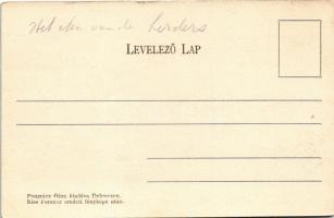 Hortobágy, Pásztorok étkezése a Hortobágyon, magyar folklór. Pongrácz Géza kiadása. Kiss Ferenc ered...