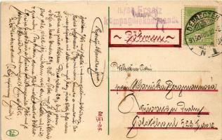 1915 Hortobágy, Gulyások delelője, magyar folklór + "II./86. Ersatzkompagniekommando" (EK)