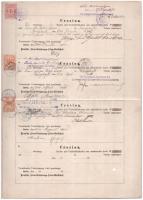 Német Birodalom / Berlin 1865. "Porosz Életbiztosítási Részvénytársaság Berlinben" részvén...