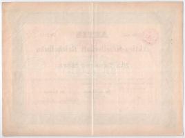 Német Birodalom / Kulmbach 1895. "Reichelbräu Részvénytársaság" részvénye 1000M-ról felülb...