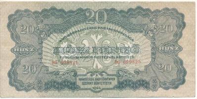 1944. 1P + 2P + 5P (2x) + 20P "Vöröshadsereg Parancsnoksága" T:III