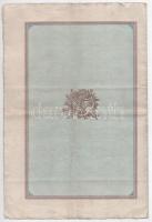 Német Birodalom / Lipcse 1884. "Lipcsei Új Eladóház" alapítói részvénye T:III fo. / German...