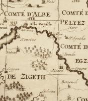 1708 Nouvelle carte de la Hongrie divisee selon ses differents Etats, avec une chronologie de ses Du...