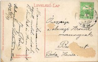 1912 Stubnyafürdő, Túróchévíz, Stubnianske Teplice, Turcianske Teplice; park (Rb)