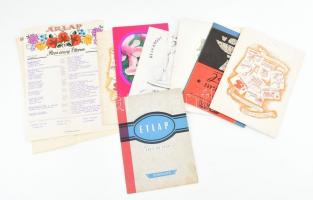 1966-1981 10 db vegyes étlap