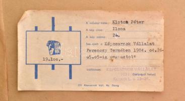 Kloton Péter (1927-1985): Ilona (fekvő női akt).
Olaj, farost, jelezve jobbra lent, hátoldalán Képc...