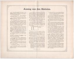 Német Birodalom / Fürth 1858. "Fürth-i Gázvilágítási Részvénytársaság" részvénye 200G-ről ...